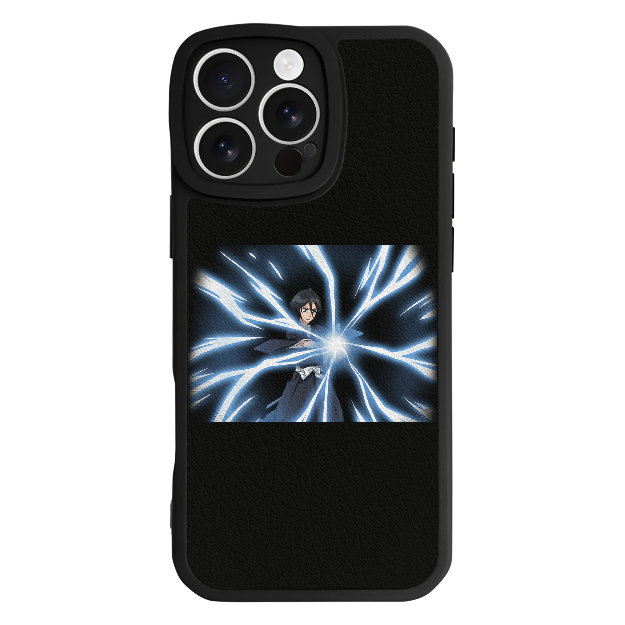 （画像用） ブリーチ 朽木ルキア BLEACH Kuchiki Rukia 【iPhone 16シリーズ対応】シリコンスマホケース（レザー調） 材質：シリコン